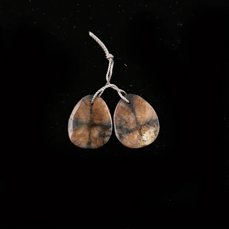 B&F Chiastolite Earring Beads – Handmade natural stone beads, perfect supplies for jewelry making
B&F Chiastolite Earring Beads – Handmade natural stone beads, perfect supplies for jewelry making