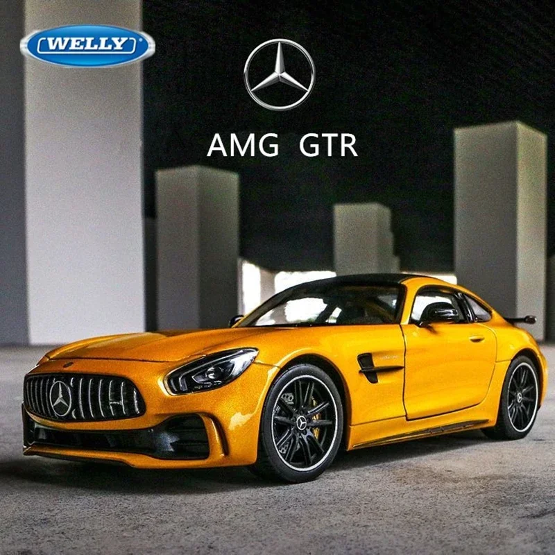 Welly 1:24 Mercedes Benz AMG GT R Alloy Sports Car Model Diecasts Metal Toy Racing Car Model High Simulation Childrens Toys Gift
Welly 1:24 Mercedes Benz AMG GT R Alloy Sports Car Model Diecasts Metal Toy Racing Car Model High Simulation Childrens Toys Gift