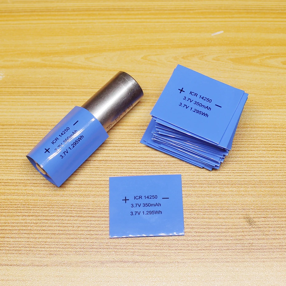 100pcs/lot 14250 lithium battery PVC heat shrink tube battery packaging skin insulation shrink film packaging tube
100pcs/lot 14250 lithium battery PVC heat shrink tube battery packaging skin insulation shrink film packaging tube