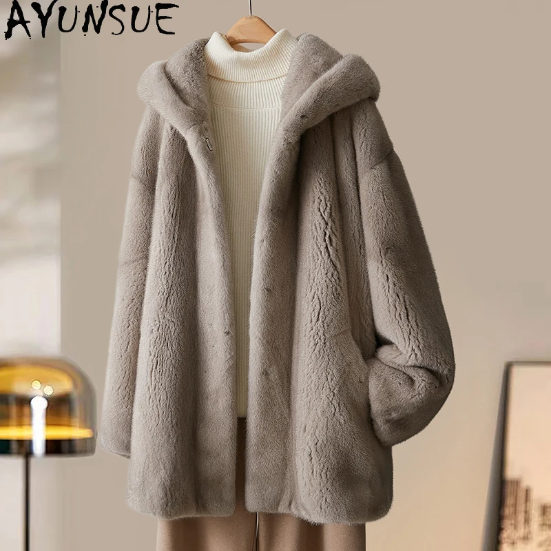 AYUNSUE Natural Mink Fur Coat Women Clothes Luxury Real Fur Coats Whole Female Mink Womens Coats Winter Jacket 2025 Шуба Женская
AYUNSUE Natural Mink Fur Coat Women Clothes Luxury Real Fur Coats Whole Female Mink Womens Coats Winter Jacket 2025 Шуба Женская