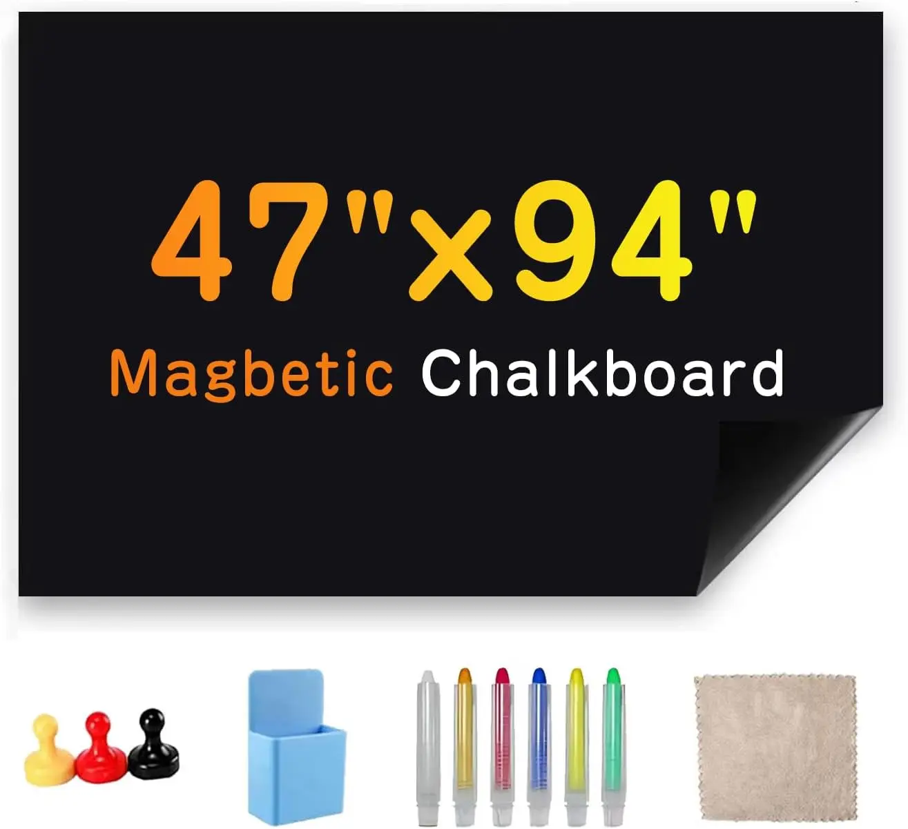 Магнитные обои-доска для записей 47x94 дюйма, самоклеящаяся пленка для стен, холодильника, офиса
Магнитные обои-доска для записей 47x94 дюйма, самоклеящаяся пленка для стен, холодильника, офиса