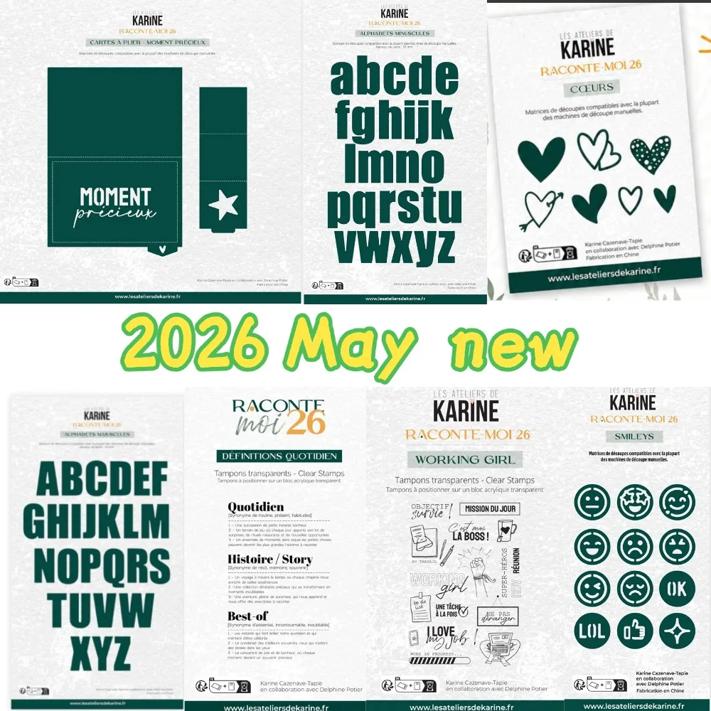 2026 May new Raconte Moi Metal Cutting dies And Stamps For Scrapbooking Stencil Embossing Mold DIY Paper Cards Craft Cutting
2026 May new Raconte Moi Metal Cutting dies And Stamps For Scrapbooking Stencil Embossing Mold DIY Paper Cards Craft Cutting