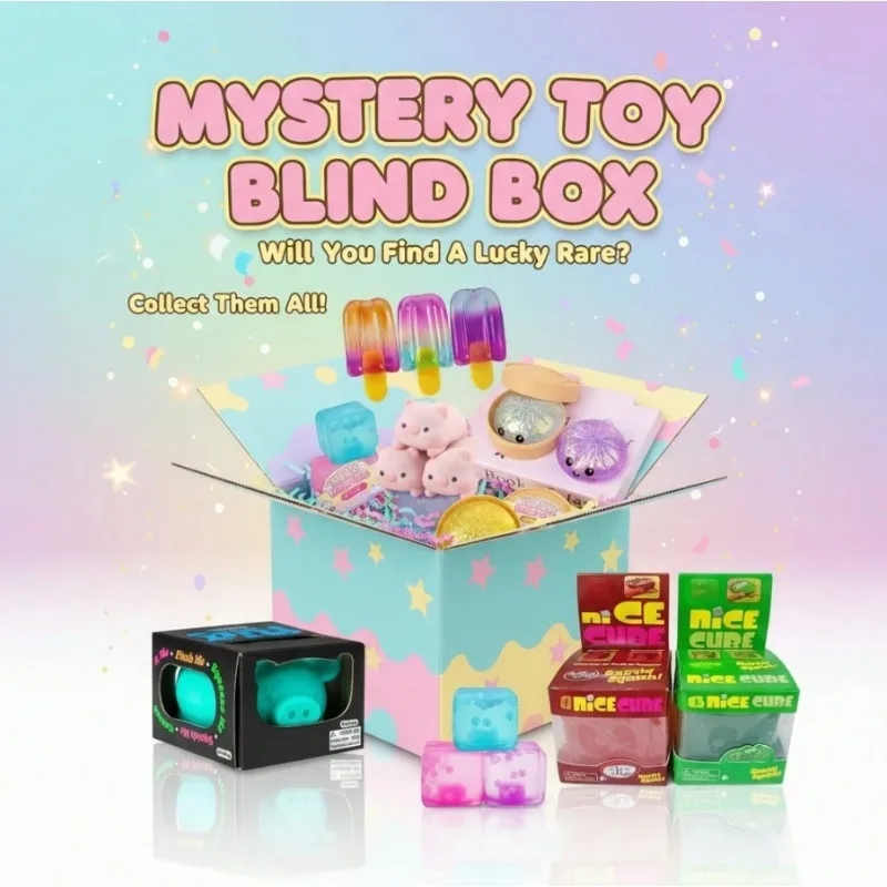 Kawaii Single Mystery Squishy Blind Box, Random Mixed Shapes Soft Squeeze Toys, Sensory Stress Relief Surprise Gift for Children Birthday & Party
Kawaii Single Mystery Squishy Blind Box, Random Mixed Shapes Soft Squeeze Toys, Sensory Stress Relief Surprise Gift for Children Birthday & Party