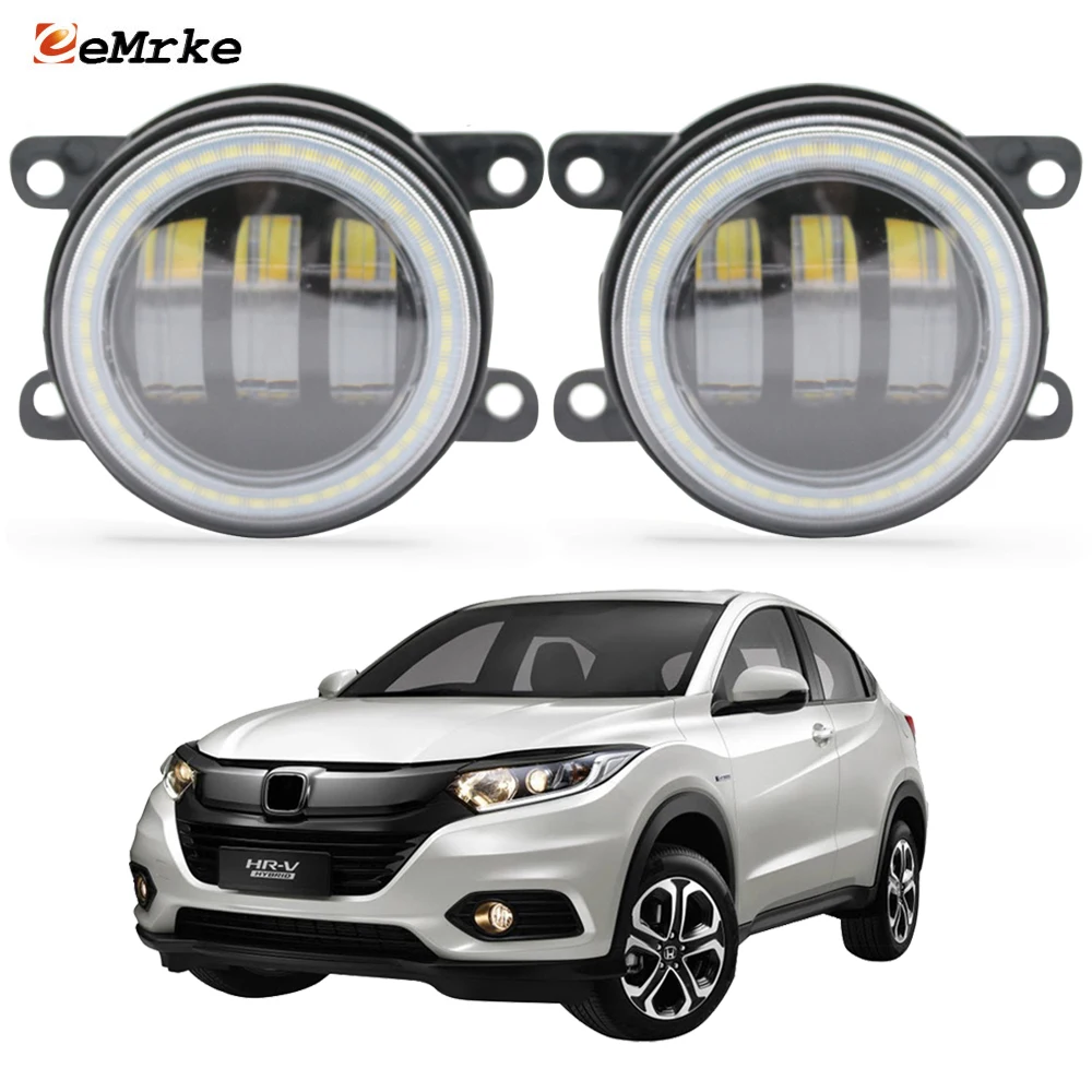 2-PCS Led Angel Eye DRL for Honda HR-V HRV EX EX-L LX Sport Touring 2019 2020 Car Fog Lights Lens Daytime Running Light 40W
2-PCS Led Angel Eye DRL for Honda HR-V HRV EX EX-L LX Sport Touring 2019 2020 Car Fog Lights Lens Daytime Running Light 40W