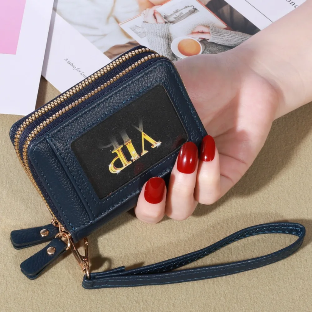 Versatile Wrist Rope Organ Wallet Handbag Large Capacity RFID Card Bag Solid Color PVC Multiple Card Purse School
Versatile Wrist Rope Organ Wallet Handbag Large Capacity RFID Card Bag Solid Color PVC Multiple Card Purse School