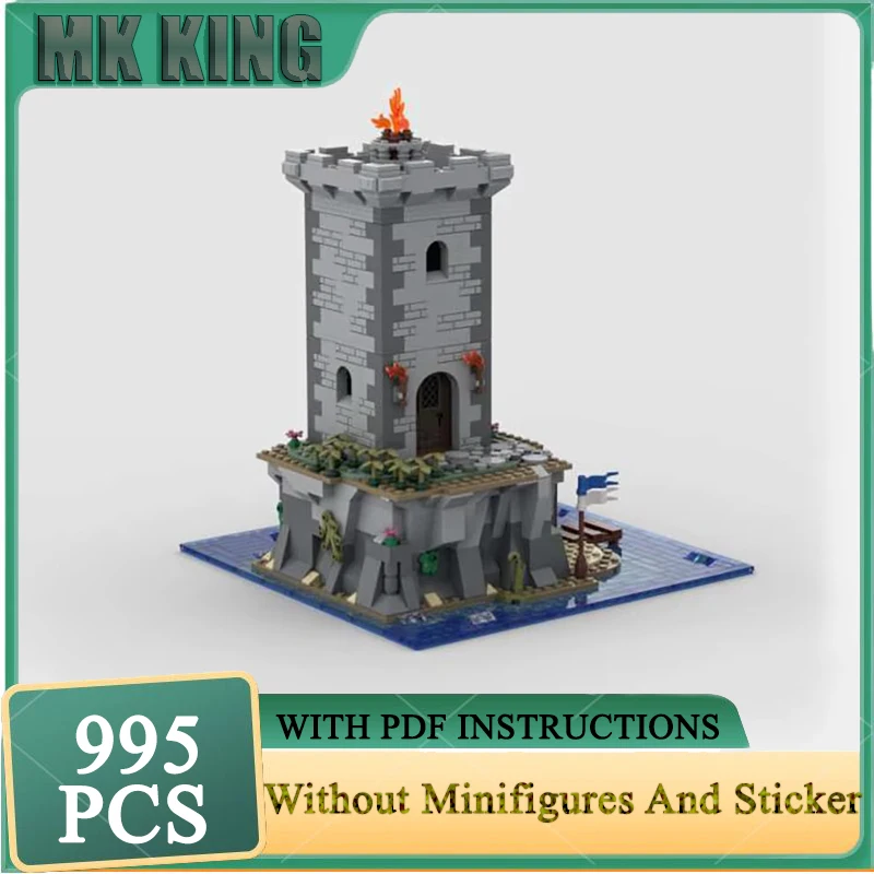 Medieval Castle Model Moc Building Block Medieval Island lighthouse Model Technology Brick DIY Assembly Modular For Gift
Medieval Castle Model Moc Building Block Medieval Island lighthouse Model Technology Brick DIY Assembly Modular For Gift