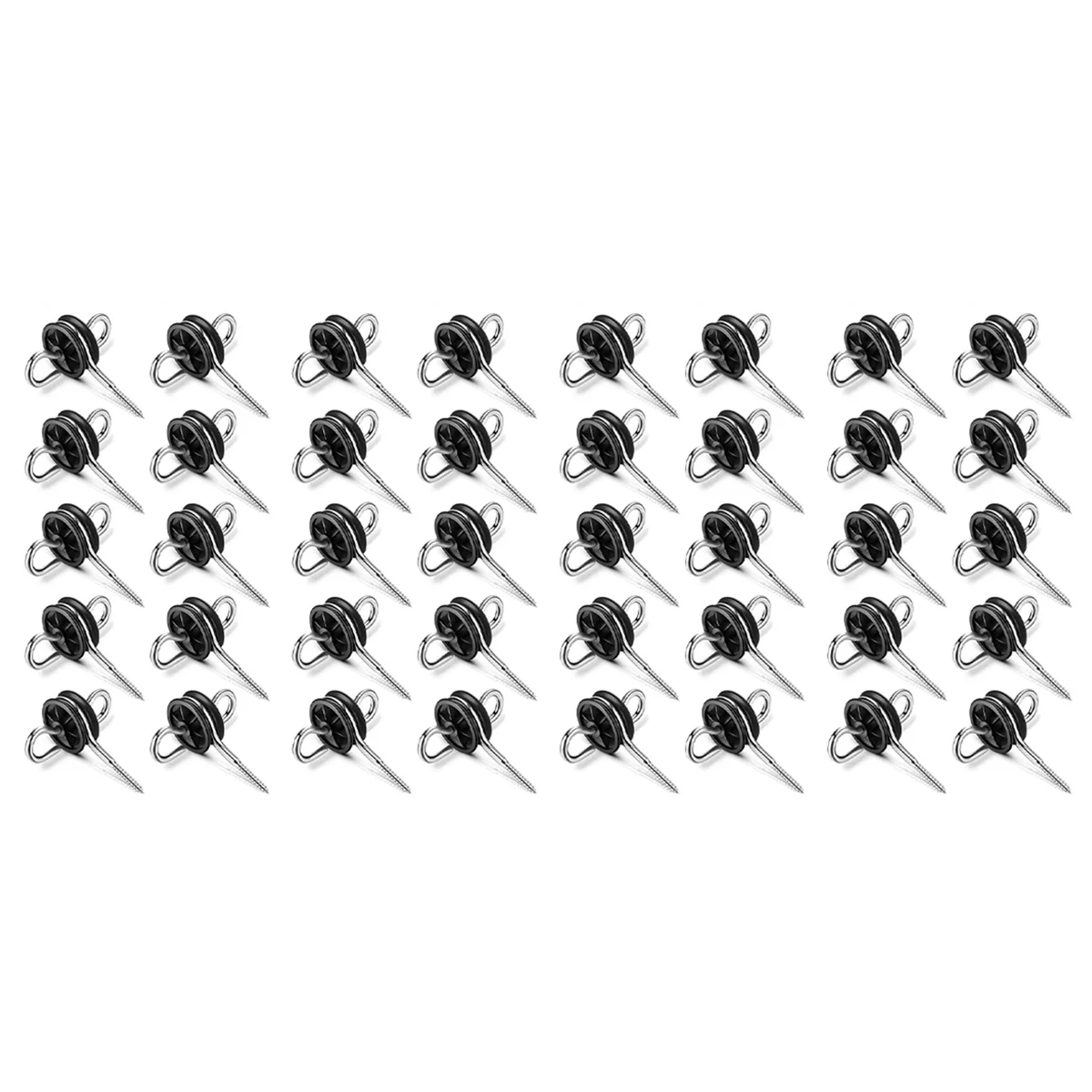 New 40Pcs Electric Fence Gate Handle Anchor Electric Fence Insulators Fence Wire Insulators for Electric Fence Wood Post
New 40Pcs Electric Fence Gate Handle Anchor Electric Fence Insulators Fence Wire Insulators for Electric Fence Wood Post
