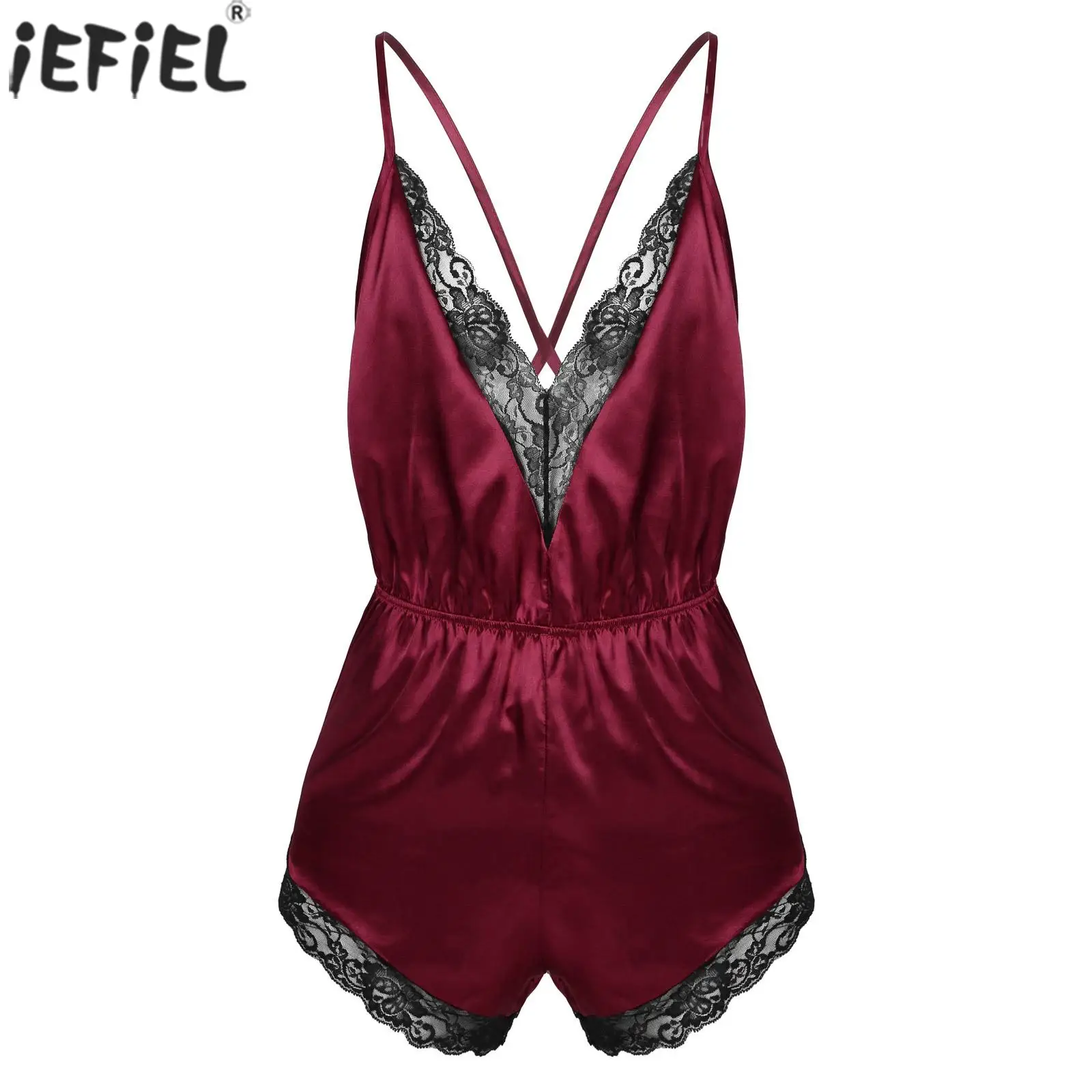 Men Sissy Satin Lace Sleepwear Pajamas Gays Lingerie Deep V Neck Temptation Bodysuits Crossdressing Lace Jumpsuit Nightwear
Men Sissy Satin Lace Sleepwear Pajamas Gays Lingerie Deep V Neck Temptation Bodysuits Crossdressing Lace Jumpsuit Nightwear