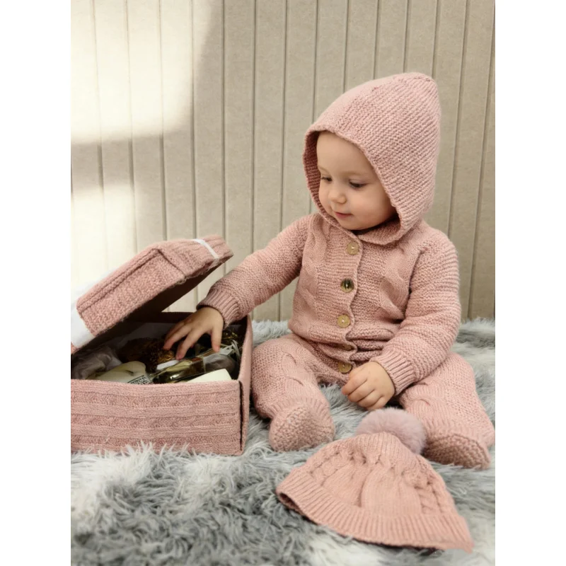 Newborn homecoming gift set,Knitted jumpsuit is soft and warm,Suitable for cold weather、Photography and Special Occasions,Better
Newborn homecoming gift set,Knitted jumpsuit is soft and warm,Suitable for cold weather、Photography and Special Occasions,Better