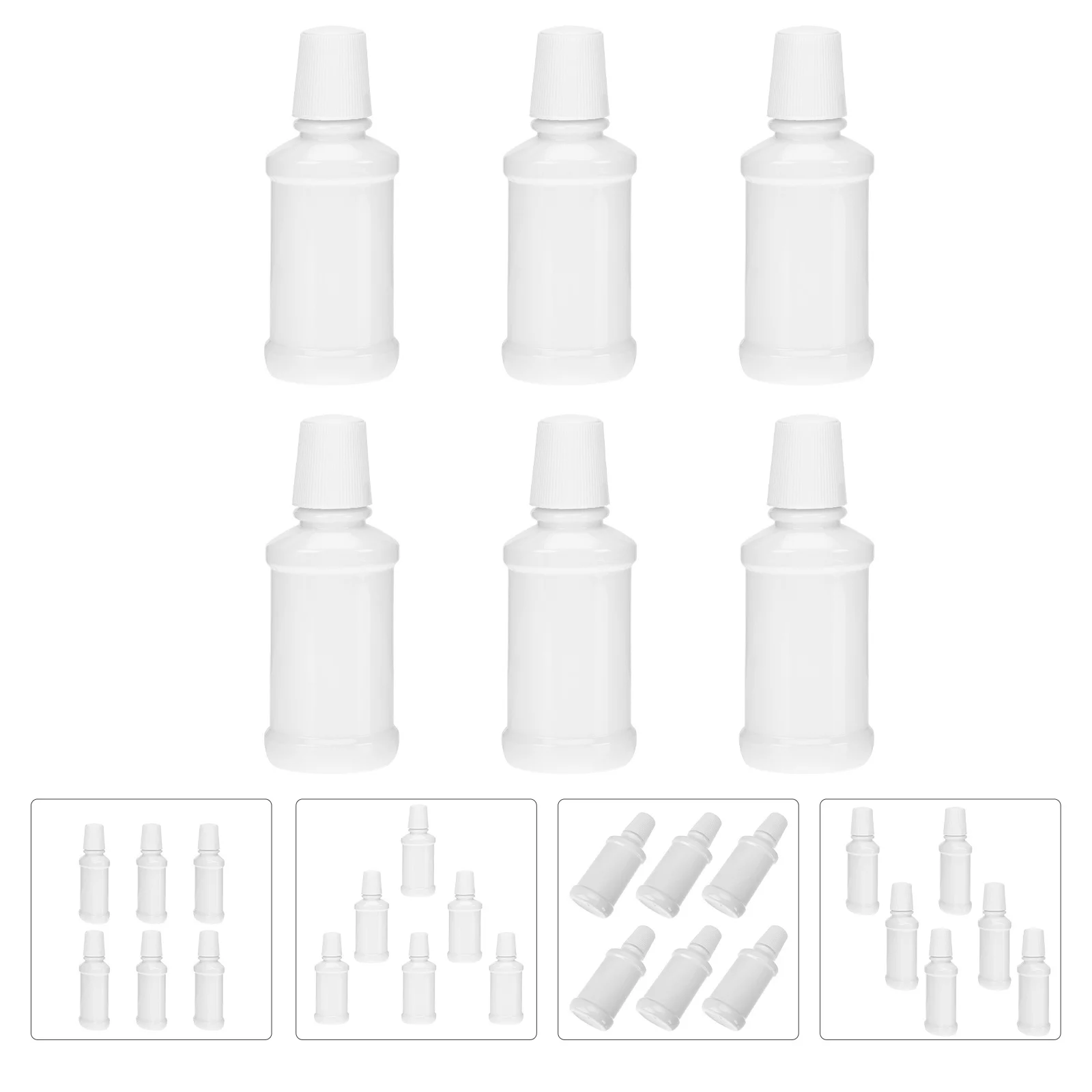 6Pcs Sub-Packing Mouthwash Bottle Portable Refillable Container Leakproof Travel Dispenser for Oral Care Compact Lightweight
6Pcs Sub-Packing Mouthwash Bottle Portable Refillable Container Leakproof Travel Dispenser for Oral Care Compact Lightweight