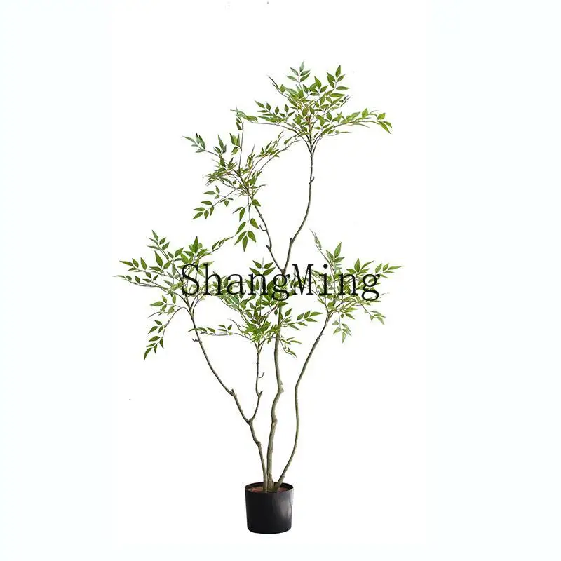 LXY high-end simulated green plant Nantian bamboo potted plant home living room entrance decorative fake tree
LXY high-end simulated green plant Nantian bamboo potted plant home living room entrance decorative fake tree