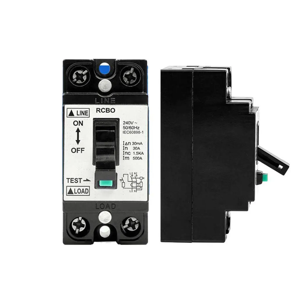 NT50 Residual Current Circuit Breaker 20A 30mA Leakage Current Device for Electrical Safety in Homes with 2P DIN Rail Mount
NT50 Residual Current Circuit Breaker 20A 30mA Leakage Current Device for Electrical Safety in Homes with 2P DIN Rail Mount