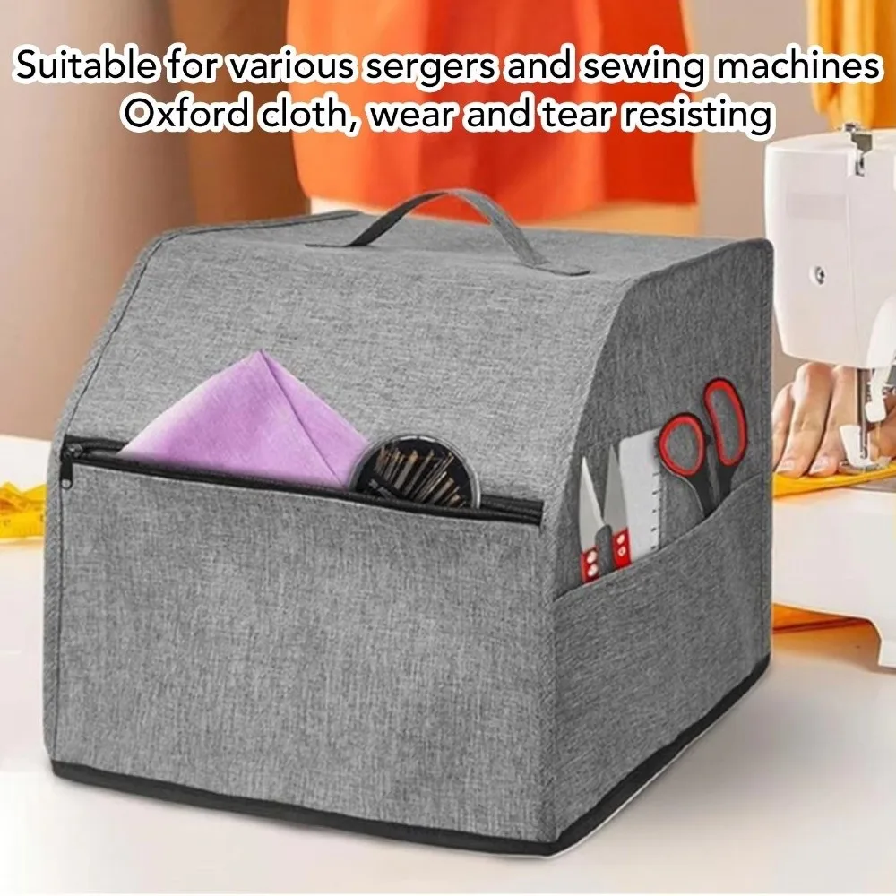Multiple Sewing Machine Cover Scratch-proof Waterproof Protective Cover with Pouch Oxford Fabric Sewing Dust Cover
Multiple Sewing Machine Cover Scratch-proof Waterproof Protective Cover with Pouch Oxford Fabric Sewing Dust Cover