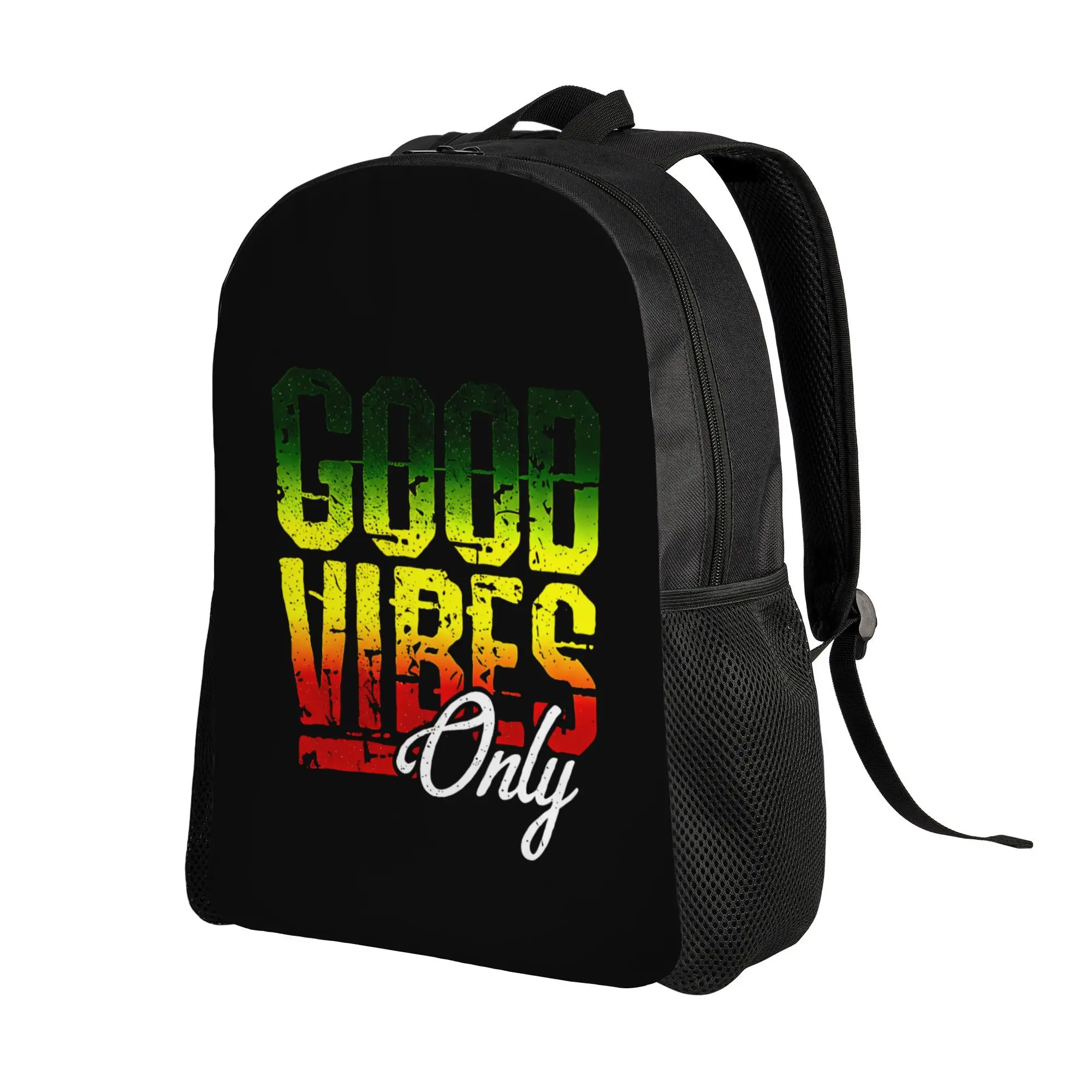 African Tribal Print Reggae Good Vibes Only Men's Backpack, Durable Fabric School Bag for College, Casual Outings, Hand Wash/Dry Clean, College Student Accessory, Playful Design, Quality Construction
African Tribal Print Reggae Good Vibes Only Men's Backpack, Durable Fabric School Bag for College, Casual Outings, Hand Wash/Dry Clean, College Student Accessory, Playful Design, Quality Construction