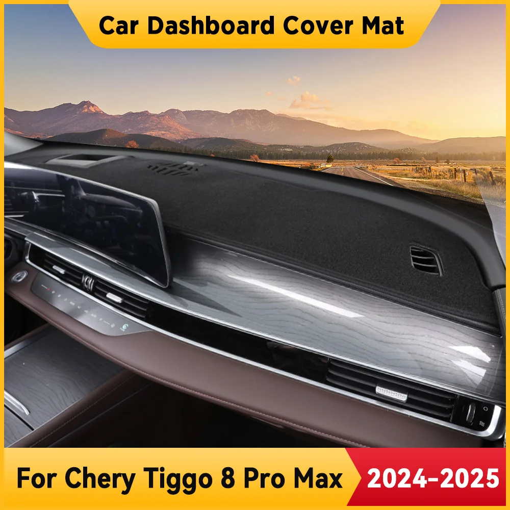 Чехол для приборной панели автомобиля CHERY TIGGO 8 Pro Max 2024, нескользящая Солнцезащитная Подушка, защитный коврик для приборной панели, аксессуары для интерьера
Чехол для приборной панели автомобиля CHERY TIGGO 8 Pro Max 2024, нескользящая Солнцезащитная Подушка, защитный коврик для приборной панели, аксессуары для интерьера