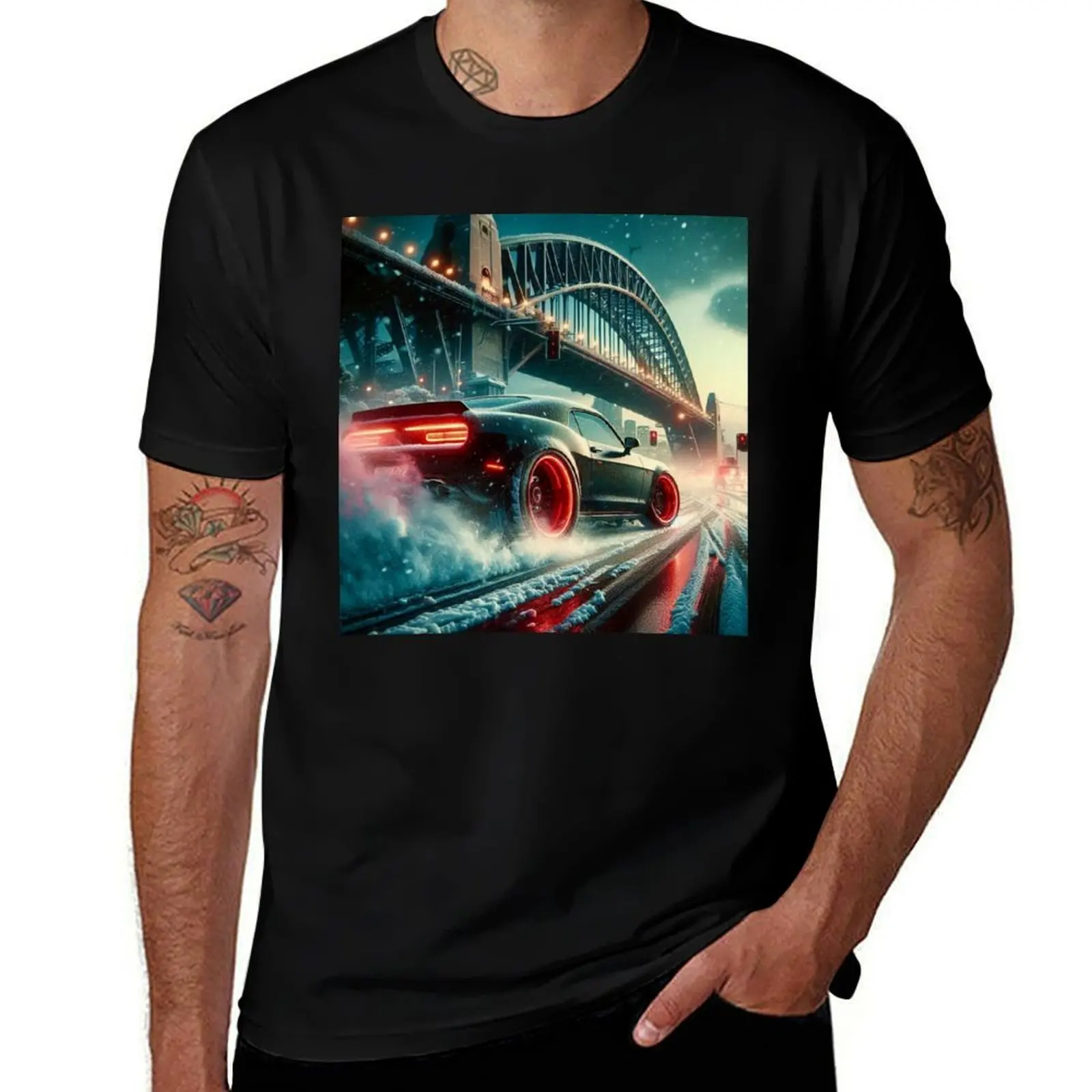 Arctic Drift King-Neon Snow Race Art Футболка рубашки футболки с рисунком пот Мужская одежда
Arctic Drift King-Neon Snow Race Art Футболка рубашки футболки с рисунком пот Мужская одежда