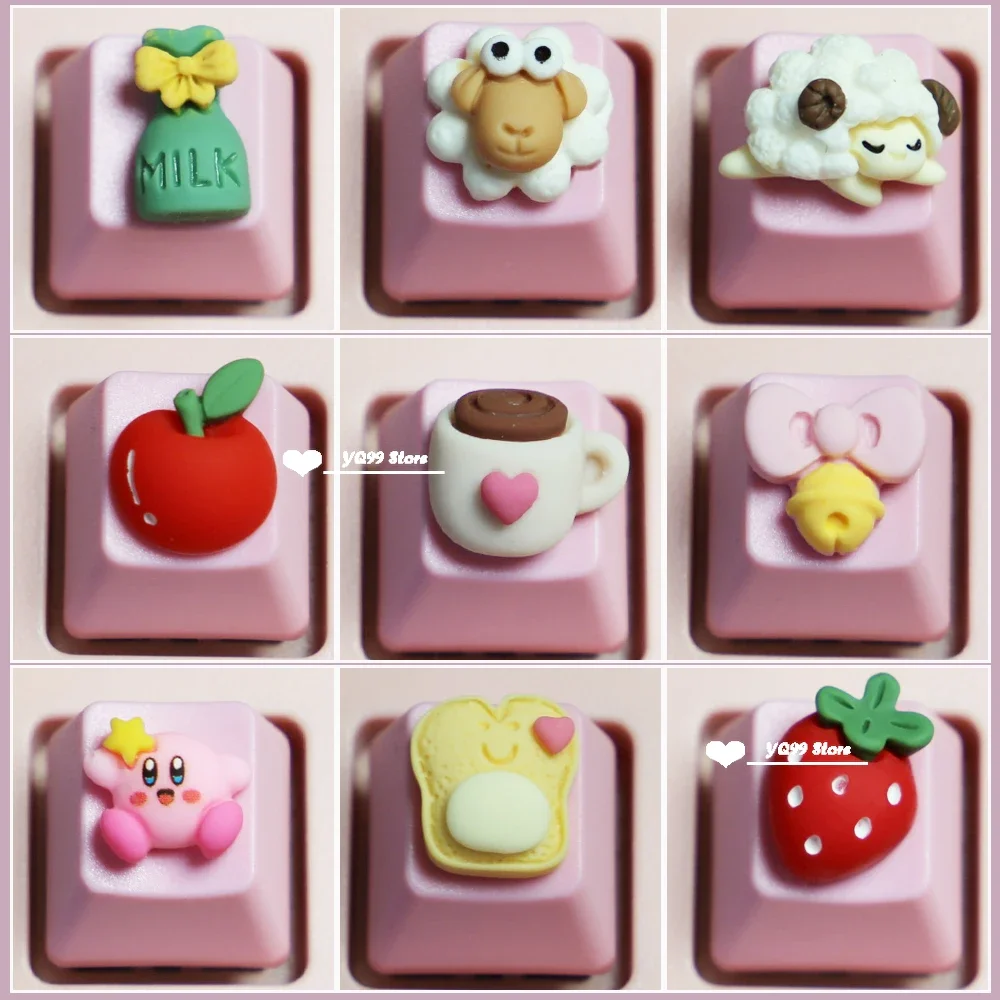 Keycaps Cartoon Cute Pink Kawaii Keycap Personalized Custom Key Cap ESC Single Gamer Girl for DIY Mechanical Keyboard Decorate
Keycaps Cartoon Cute Pink Kawaii Keycap Personalized Custom Key Cap ESC Single Gamer Girl for DIY Mechanical Keyboard Decorate