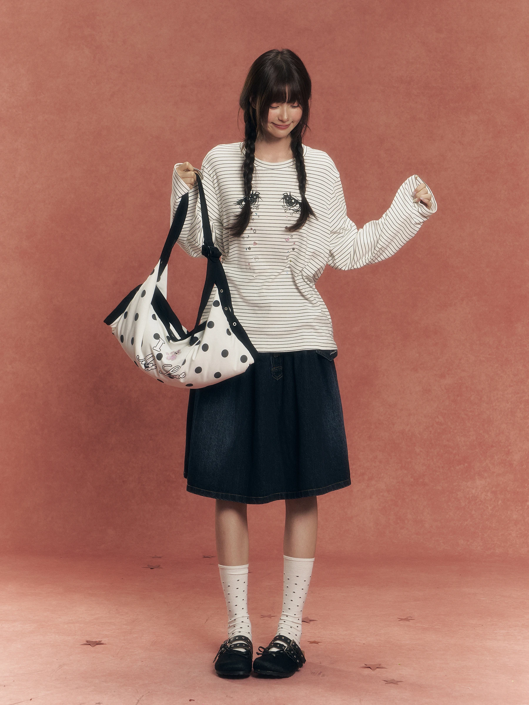 Chaoschaos Diamond Tears, оригинальная блестящая мягкая свободная полосатая длинная футболка с принтом глаз, хлопковая влажная круглая футболка Ne
Chaoschaos Diamond Tears, оригинальная блестящая мягкая свободная полосатая длинная футболка с принтом глаз, хлопковая влажная круглая футболка Ne