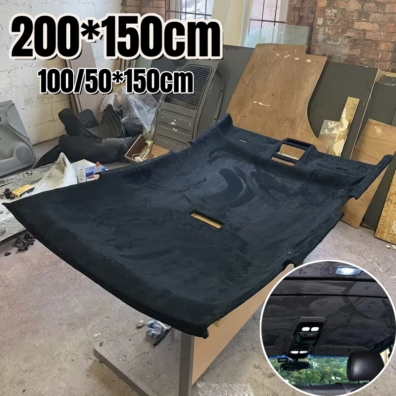 Max 200x150cm Suede Roof Lining Headliner Fabric Foam Material for Car Interior Upholstery Repair Ceiling Sky Fabrics Cloth DIY
Max 200x150cm Suede Roof Lining Headliner Fabric Foam Material for Car Interior Upholstery Repair Ceiling Sky Fabrics Cloth DIY