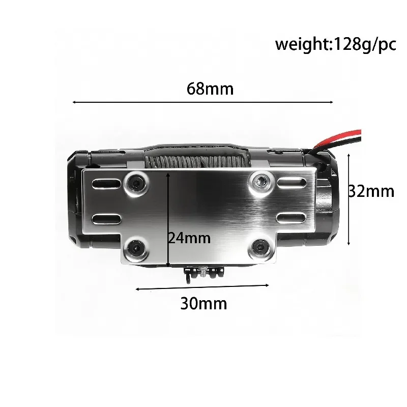 For 1/10 1/8 Scale RC Crawler car Metal Electric Universal Remote-Controlled Winch
For 1/10 1/8 Scale RC Crawler car Metal Electric Universal Remote-Controlled Winch