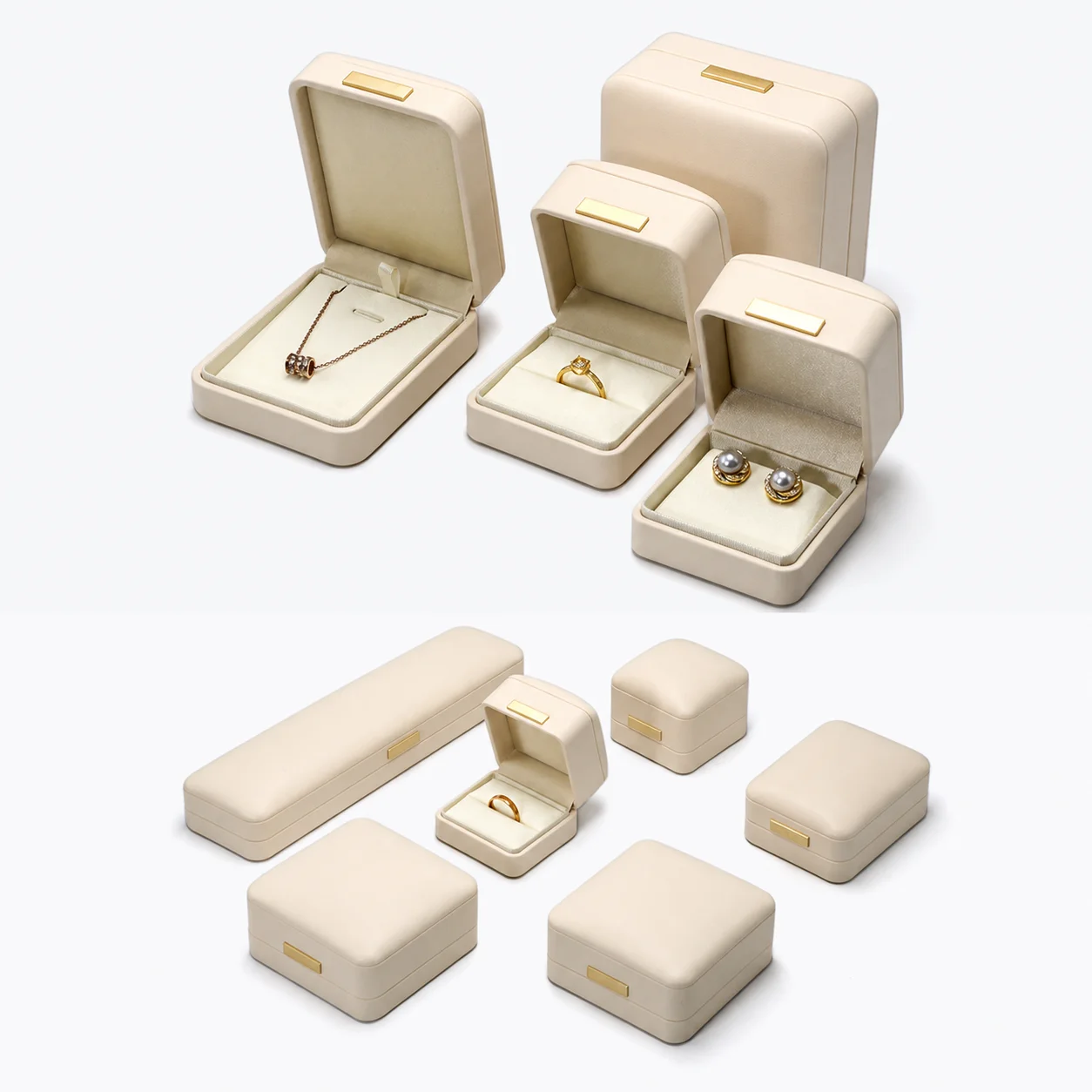 Pu Leather Jewelry Box Elegant Jewelry Box Necklace Storage Case Creamy Bracelet Storage Box For Proposal Birthday Gift Home Use
Pu Leather Jewelry Box Elegant Jewelry Box Necklace Storage Case Creamy Bracelet Storage Box For Proposal Birthday Gift Home Use