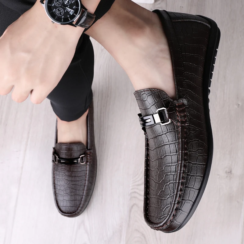 Fashion Mens Genuine Leather Shoes New Arrival Casual Shoes Business Men Slip-on Shoes All-Match Loafers Handmade Driving Flats
Fashion Mens Genuine Leather Shoes New Arrival Casual Shoes Business Men Slip-on Shoes All-Match Loafers Handmade Driving Flats