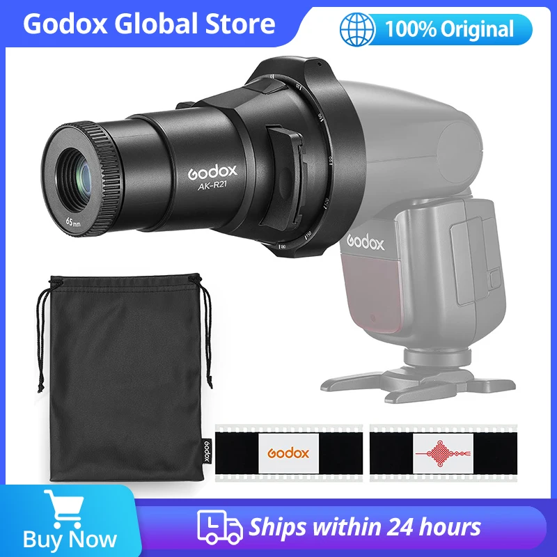 Godox AK-R21 Projection Attachment Lens Round Head Fresnel Head Slide Kit for Godox AD200Pro AD100Pro V1 Flash LC30 ML30 Light
Godox AK-R21 Projection Attachment Lens Round Head Fresnel Head Slide Kit for Godox AD200Pro AD100Pro V1 Flash LC30 ML30 Light