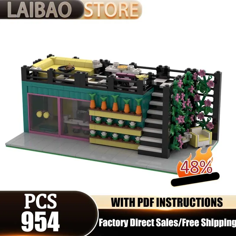 City Building Model Moc Building Blocks Container House Model Technology Bricks Christmas Assembly Toys Constructrion Gifts
City Building Model Moc Building Blocks Container House Model Technology Bricks Christmas Assembly Toys Constructrion Gifts