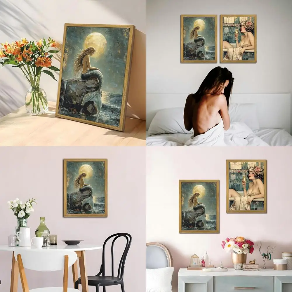 Художественный набор «Русалка» в викторианском стиле, 16x24, винтажный холст для ванной для домашнего декора
Художественный набор «Русалка» в викторианском стиле, 16x24, винтажный холст для ванной для домашнего декора