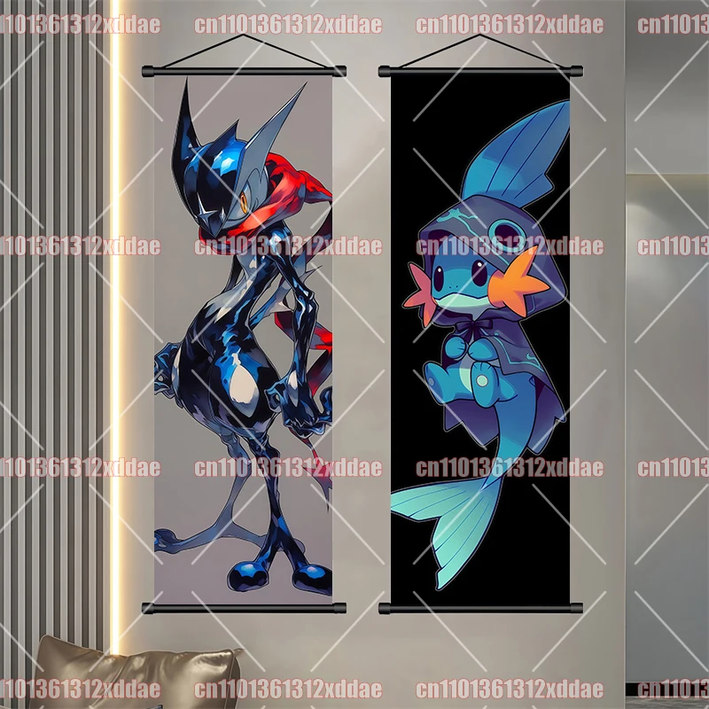 Pokémon Scroll Painting Dragonite Gengar Pikachu Psyduck Eevee Squirtle Greninja Poster Children's Room Wall Decoration Painting
Pokémon Scroll Painting Dragonite Gengar Pikachu Psyduck Eevee Squirtle Greninja Poster Children's Room Wall Decoration Painting