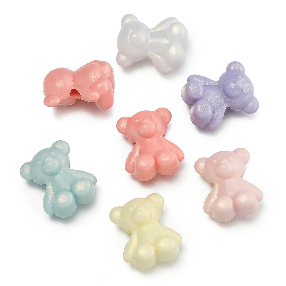 10Pcs 11*15.5*18mm Acrylic Bear Beads Spacer Loose Beads for DIY Bracelet Necklace Jewelry Making Supplies Accessories
10Pcs 11*15.5*18mm Acrylic Bear Beads Spacer Loose Beads for DIY Bracelet Necklace Jewelry Making Supplies Accessories