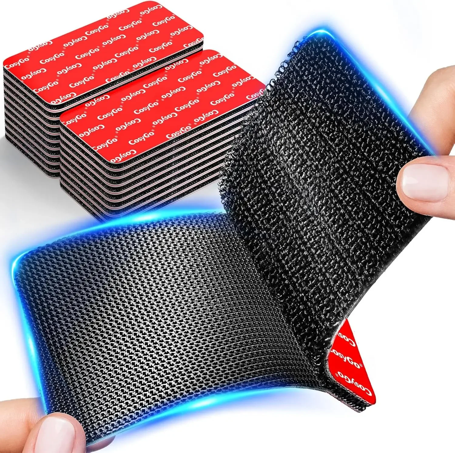 4-Inch Wide Hook and Loop Strips with Strong Adhesive, 8 Sets, Heat & Water Resistant, Black, 4x2
4-Inch Wide Hook and Loop Strips with Strong Adhesive, 8 Sets, Heat & Water Resistant, Black, 4x2