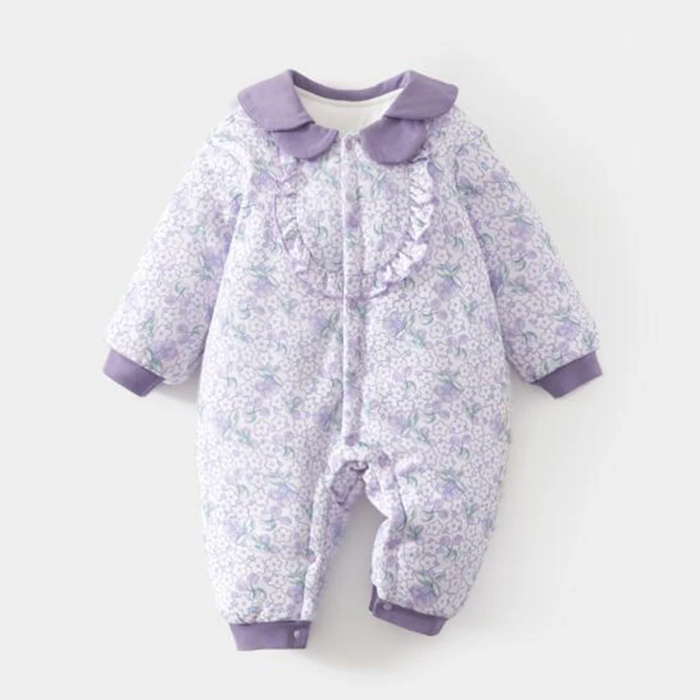 Christmas Baby Girl Clothes Quilted Floral Peter Pan Collar Baby Romper Warm Winter Newborn Onesies Princess Infant Jumpsuit
Christmas Baby Girl Clothes Quilted Floral Peter Pan Collar Baby Romper Warm Winter Newborn Onesies Princess Infant Jumpsuit