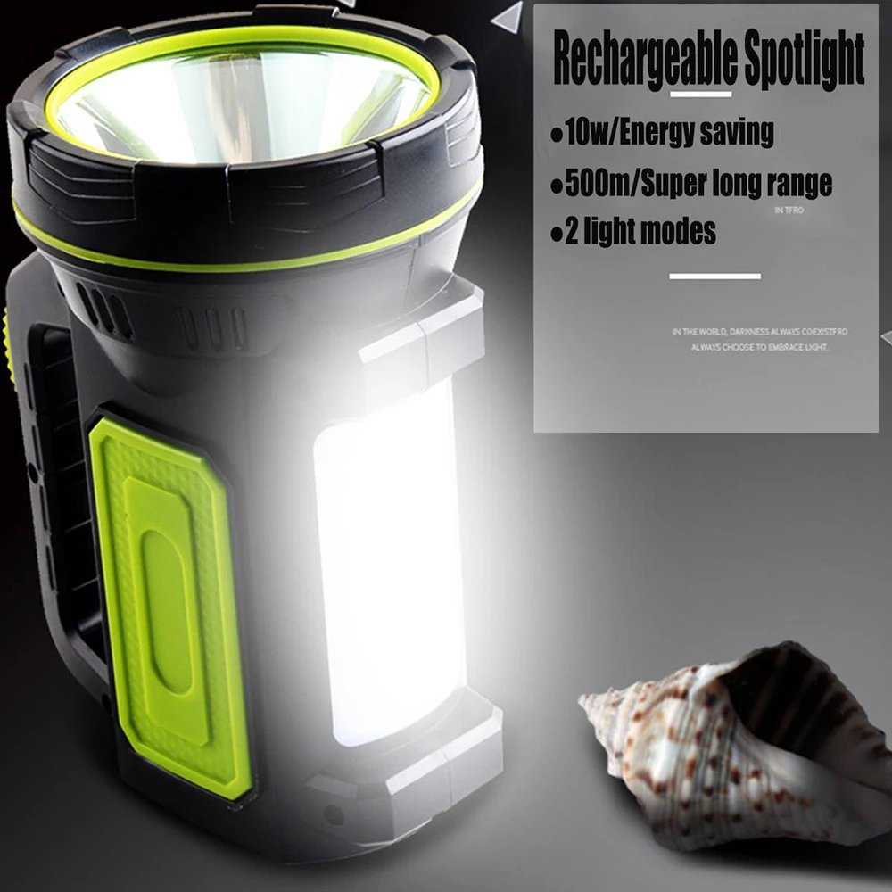 Portable Hand Lamp Rechargeable LED Strong Searchlight Flashlight Spotlight Torch for Home Outdoor Camping Nightwalk Emergency
Portable Hand Lamp Rechargeable LED Strong Searchlight Flashlight Spotlight Torch for Home Outdoor Camping Nightwalk Emergency