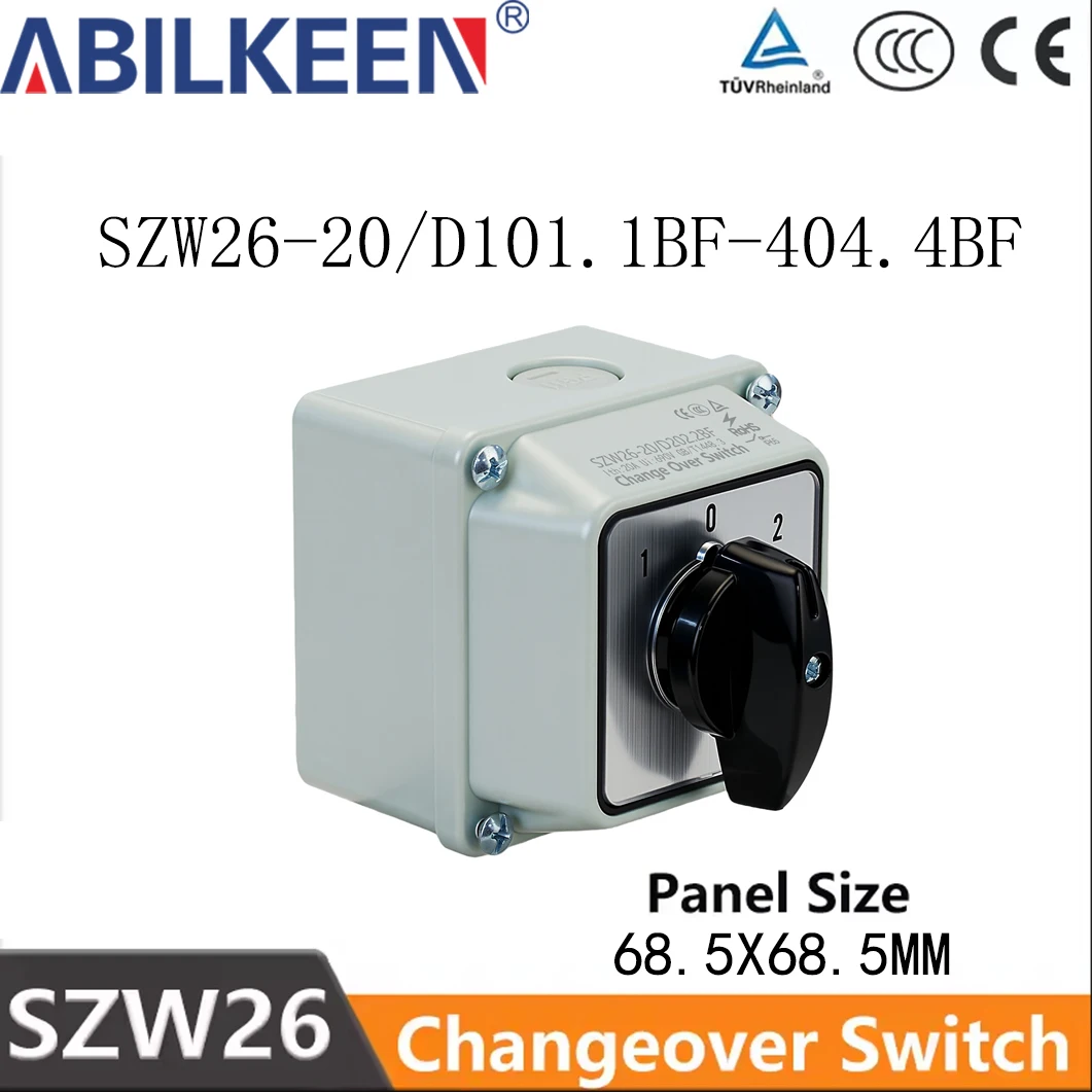 Влагозащищенный и пылезащищенный переключатель SZW26-20/D с фиксацией положения, отключением питания, переключением режимов ON-OFF-ON/1-0-2, 1/2/3/4 полюсный, опционально
Влагозащищенный и пылезащищенный переключатель SZW26-20/D с фиксацией положения, отключением питания, переключением режимов ON-OFF-ON/1-0-2, 1/2/3/4 полюсный, опционально