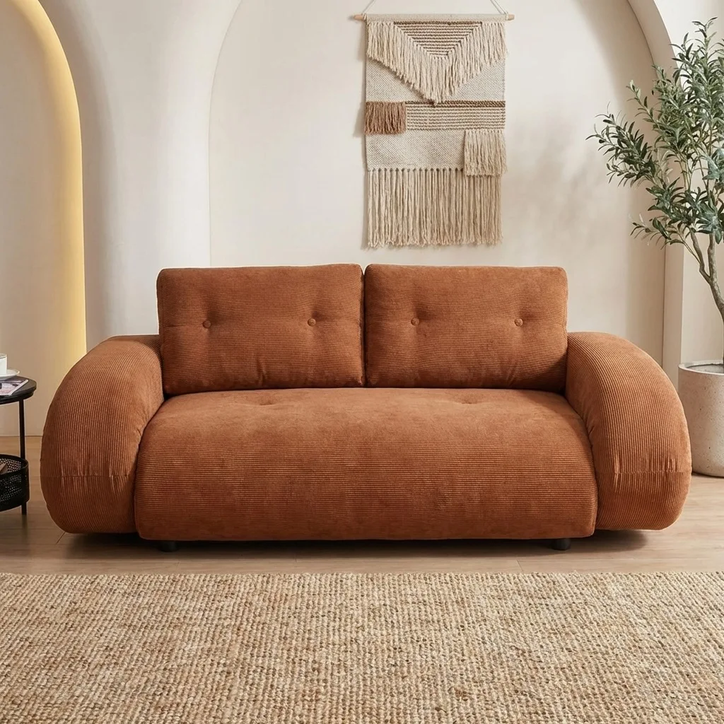 Retro Simple Creative Curved Lazy Sofa, Trendy Removable And Washable Casual Double Sofa, Living Room, Bedroom, Hotel, Apartment
Retro Simple Creative Curved Lazy Sofa, Trendy Removable And Washable Casual Double Sofa, Living Room, Bedroom, Hotel, Apartment