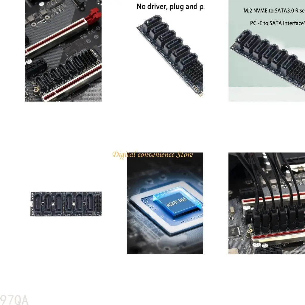 97QA M-Eky PCIE до 6G 6-порта 
97QA M-Eky PCIE до 6G 6-порта