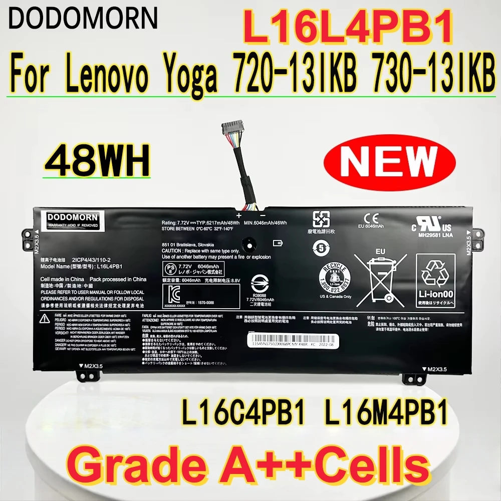 Factory Direct L16L4PB1 Laptop Battery For Lenovo Yoga 720-13IKB 720-13IKBR 730-13IKB 730-13IWL L16C4PB1 L16M4PB1 5B10M52738
Factory Direct L16L4PB1 Laptop Battery For Lenovo Yoga 720-13IKB 720-13IKBR 730-13IKB 730-13IWL L16C4PB1 L16M4PB1 5B10M52738