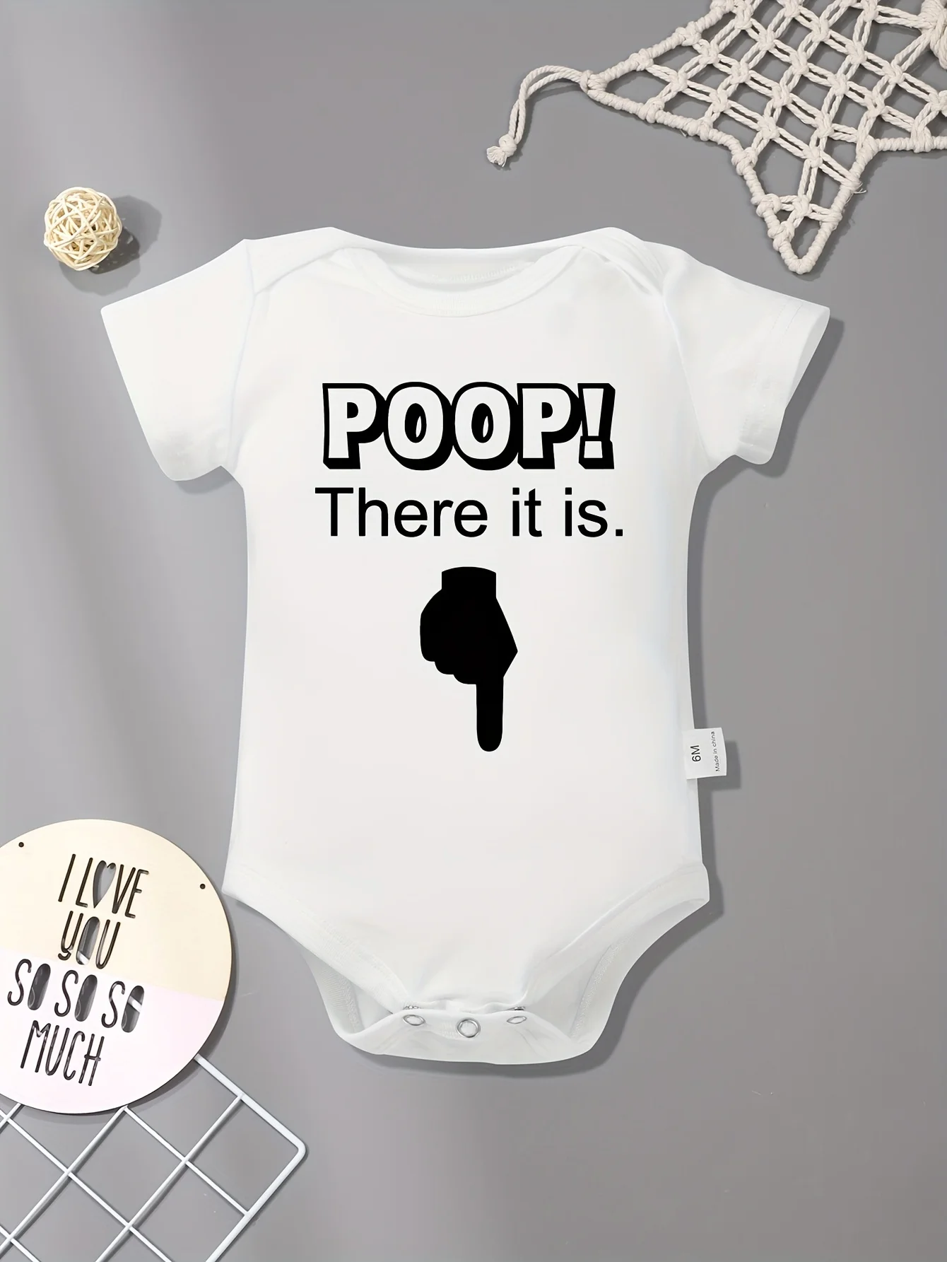 Baby Onesies There It Is Letter Pattern Print Versatile Fashion Round Neck, Perfect For Outdoor
Baby Onesies There It Is Letter Pattern Print Versatile Fashion Round Neck, Perfect For Outdoor