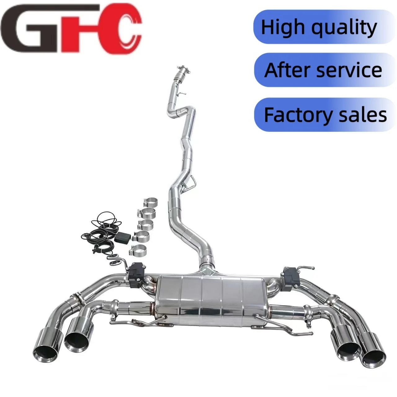 Suitable for Alfa Romeo 2.0T Catback Valvetronic Muffler High Performance Exhaust Muffler System
Suitable for Alfa Romeo 2.0T Catback Valvetronic Muffler High Performance Exhaust Muffler System