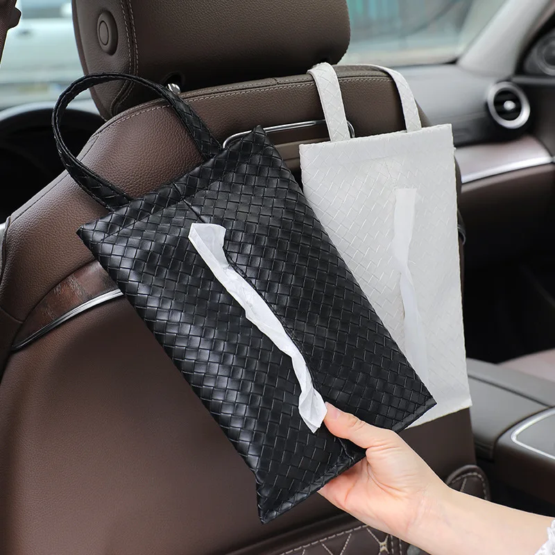 1 шт., новая автомобильная коробка для салфеток, тканый кожаный автомобильный подвесной ящик, многофункциональные принадлежности для салона автомобиля «сделай сам»
1 шт., новая автомобильная коробка для салфеток, тканый кожаный автомобильный подвесной ящик, многофункциональные принадлежности для салона автомобиля «сделай сам»