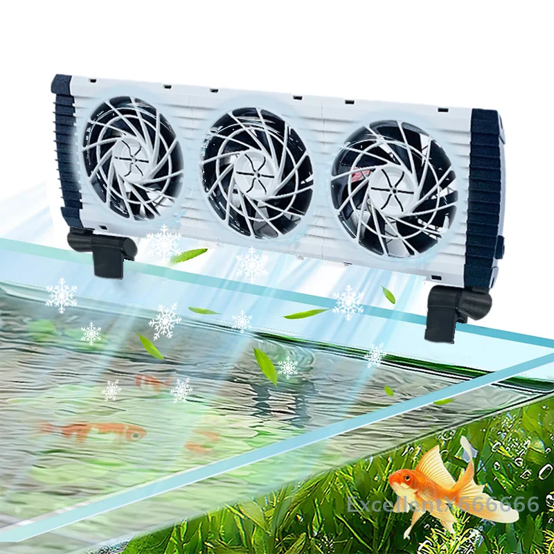 Silent Four-Headed Aquarium Chiller Fan - 3600 RPM High Intensity Marine Tank Cooler
Silent Four-Headed Aquarium Chiller Fan - 3600 RPM High Intensity Marine Tank Cooler