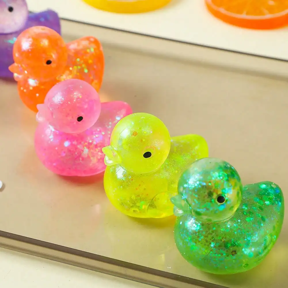 Buy 1 Get 1 Free Random Color Glitter Duck Squishy Toy, Transparent Sparkly Stress Relief Squeeze Toy For Kids And Adults
Buy 1 Get 1 Free Random Color Glitter Duck Squishy Toy, Transparent Sparkly Stress Relief Squeeze Toy For Kids And Adults