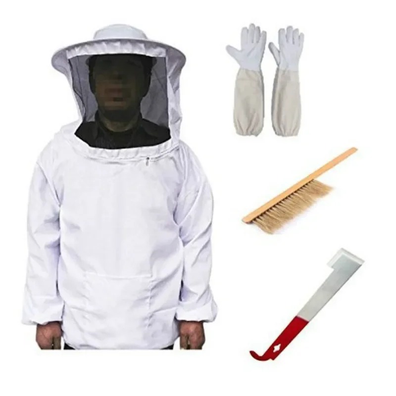 Bee Clothing Hat J-shaped Scraper Bee Brush Bristle Bee Sweep Sheepskin Gloves Beekeeping Tools
Bee Clothing Hat J-shaped Scraper Bee Brush Bristle Bee Sweep Sheepskin Gloves Beekeeping Tools