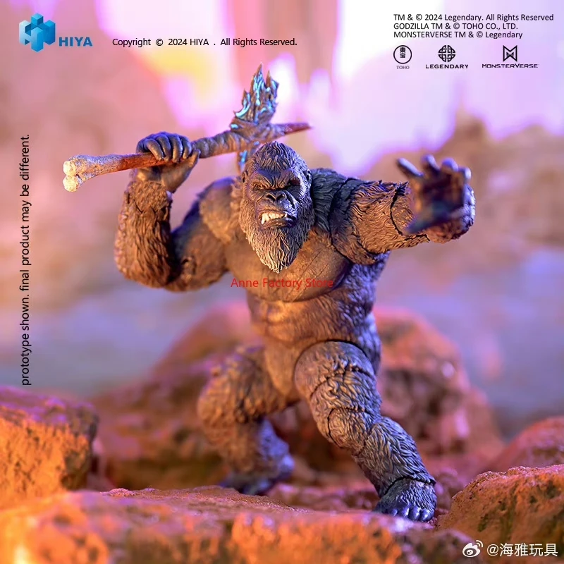 HIYA 16CM 6inch Action Figure Exquisite Basic Series Godzilla x Kong The New Empire Kong Anime Model
HIYA 16CM 6inch Action Figure Exquisite Basic Series Godzilla x Kong The New Empire Kong Anime Model