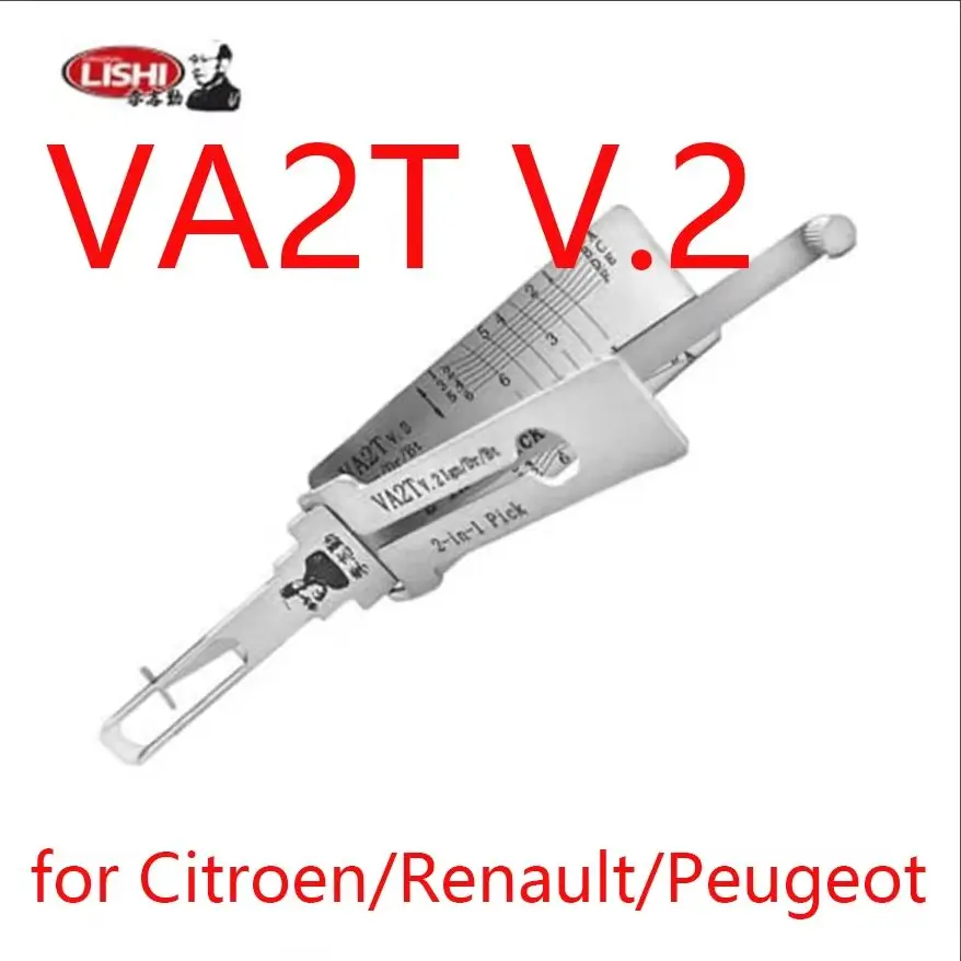 2026 New Lishi 2-in-1 LOCKSMITH TOOL Pick/Decoder for Citroen/Renault/Peugeot VA2T
2026 New Lishi 2-in-1 LOCKSMITH TOOL Pick/Decoder for Citroen/Renault/Peugeot VA2T