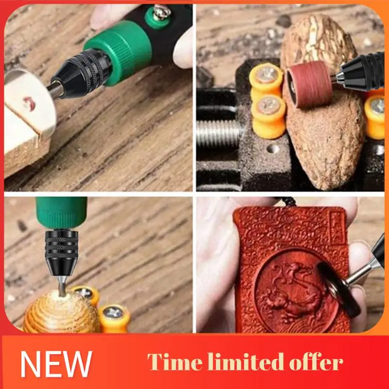 1Set Twist Drill Chuck Electric Drill Chuck Electric Drill Adapter 0.3-6.5Mm Three-Jaw Hexagonal Handle
1Set Twist Drill Chuck Electric Drill Chuck Electric Drill Adapter 0.3-6.5Mm Three-Jaw Hexagonal Handle