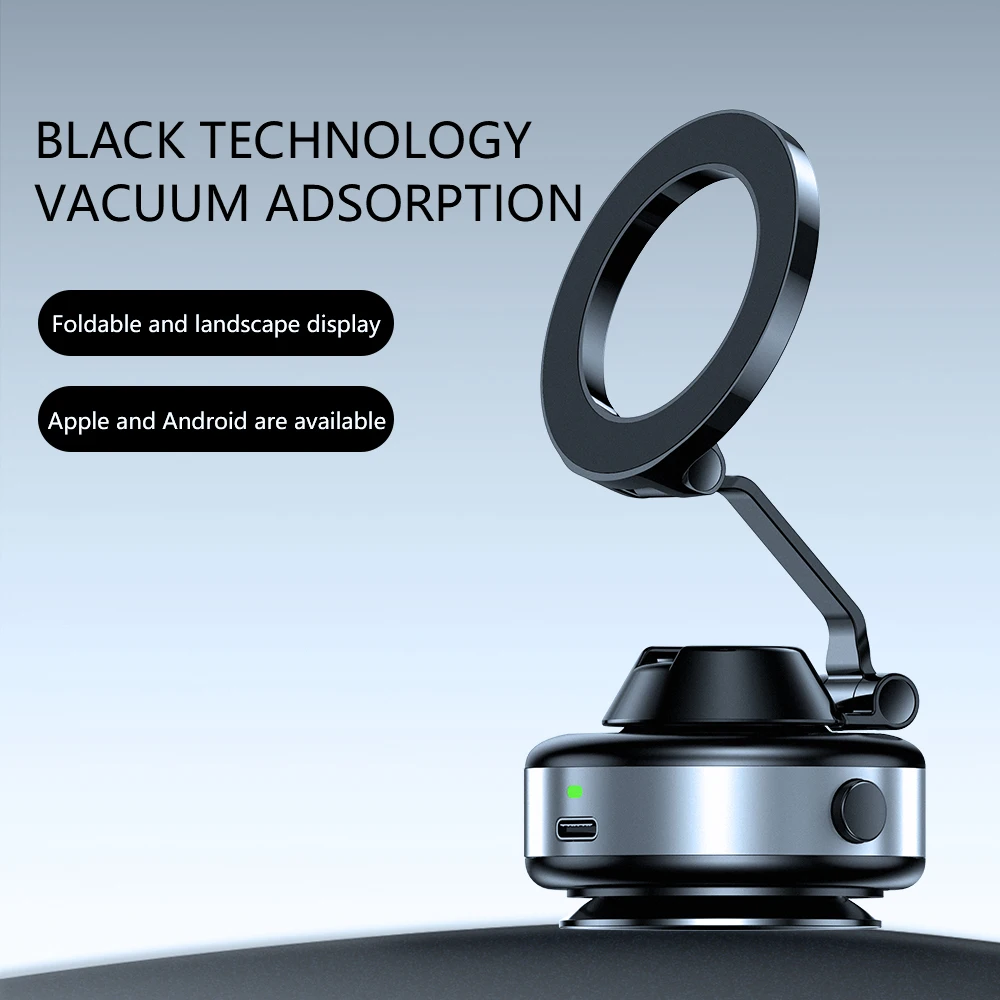 360 Degree Rotating Car Holder Fully Automatic Adsorption Bracket Strong Magnetic Wireless Charger Universal For All Vehicles
360 Degree Rotating Car Holder Fully Automatic Adsorption Bracket Strong Magnetic Wireless Charger Universal For All Vehicles