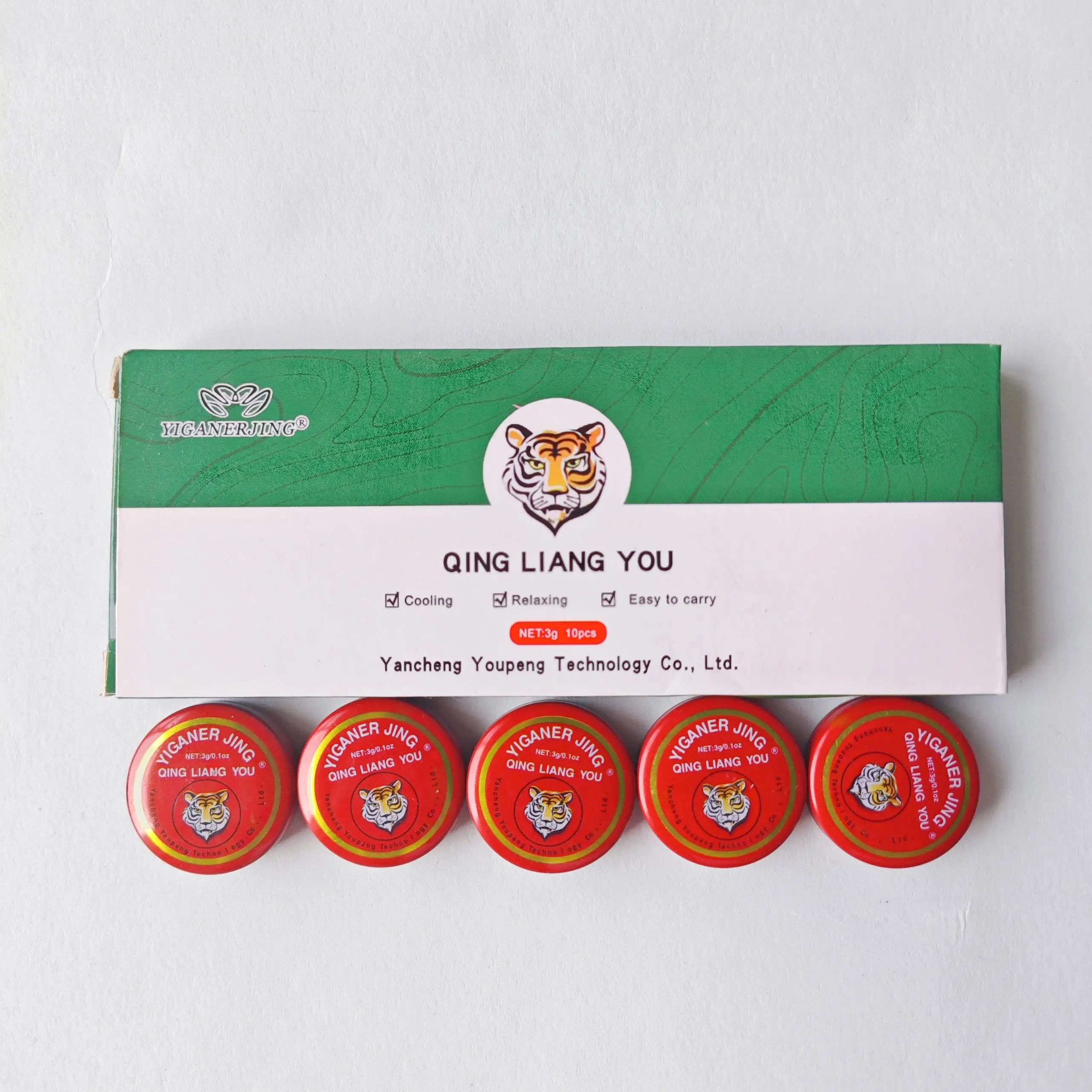 10/20/30 шт. новое эфирное масло YIGANERJING Qingliangyou Tiger, 3 г
10/20/30 шт. новое эфирное масло YIGANERJING Qingliangyou Tiger, 3 г