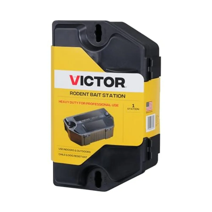 Refillable Rodent Bait Station - XL Rodenticide Bait Station - Also Holds Rat Traps - Indoor and Outdoor Use - - Poison and Kil
Refillable Rodent Bait Station - XL Rodenticide Bait Station - Also Holds Rat Traps - Indoor and Outdoor Use - - Poison and Kil